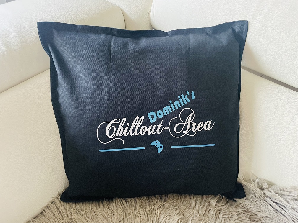 Dunkles Kissen personalisiert & individuell erstellt
