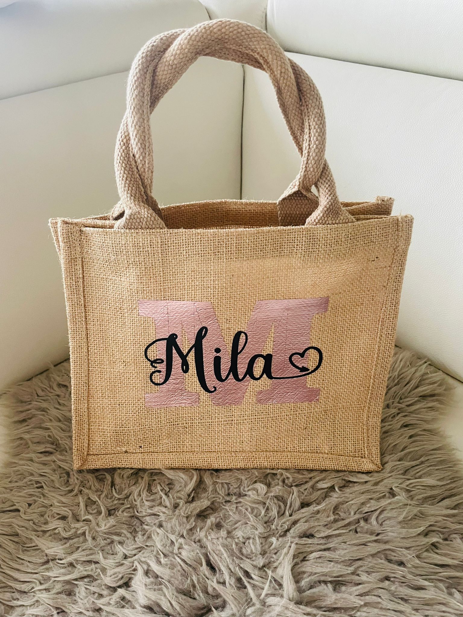 Jute-Tasche individuell erstellt