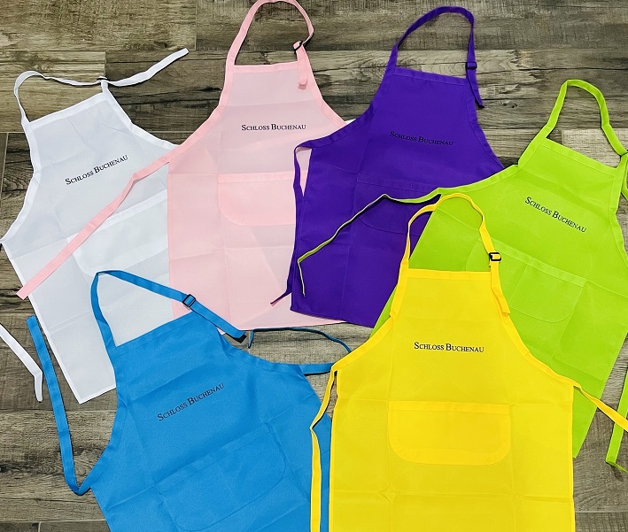 Kleinserie - Schürzen mit Kunden-Text